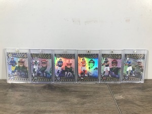 lot 415 image: Lot of 6 2024 Panini Illusions Football Cards - Bo Nix - Caleb Williams - Braelon Allen and More