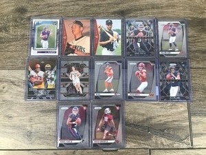 lot 417 image: Lot of 12 Collectible Sports Cards - J.J. McCarthy - Caitlin Clark - Derek Jeter - Caleb Williams - Bo Nix and More