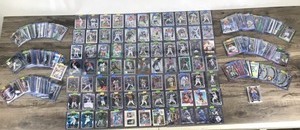 lot 425 image: Lot of 200 Plus Collectible Sports Cards - Appears to be Baseball and Football - Inserts - Rookies - Stars - Autographs and More