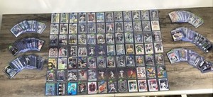 lot 429 image: Lot of 200 Plus Collectible Sports Cards - Baseball - Football & Hockey - Inserts - Rookies - Stars and More