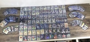 lot 430 image: Lot of 200 Plus Collectible Sports Cards - Inserts - Rookies - Stars  Basketball - Football and Baseball