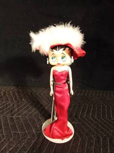 lot 212 image: 13 Betty Boop talking doll with stand