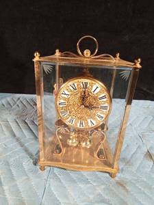 lot 191 image: Original Black Forest Kundo Anniversary clock