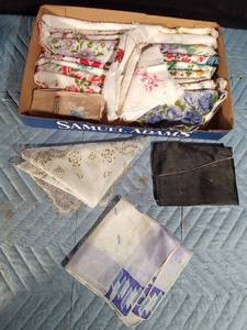 lot 183 image: Vintage handkerchiefs - 1 dated 1933 Japan silk