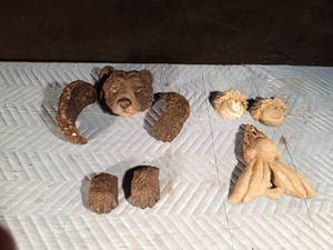 lot 170 image: Tree hanging bear and a tree hanging face