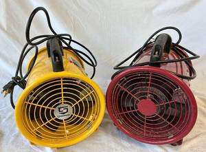lot 25 image: Two 8 Utility Blowers - 1 Strongway Model STFJ-20N and 1 Central Machinery Model STFJ-20N