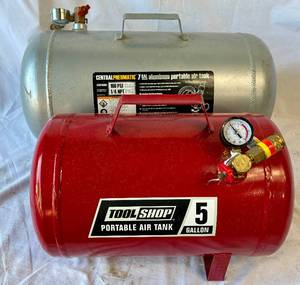 lot 44 image: Two Portable Air Tanks