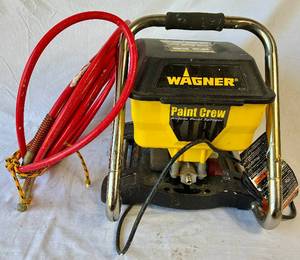 lot 43 image: Wagner Paint Crew Airless Paint Sprayer