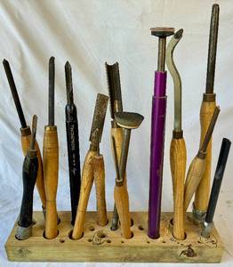 lot 58 image: Collection of Lathe Chisels