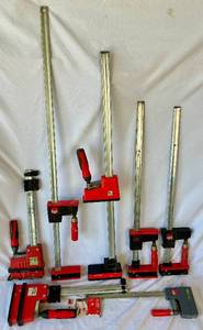 lot 62 image: Bessey Parallel Bar Clamps - K Body REVO and one Bessey UniKlamp