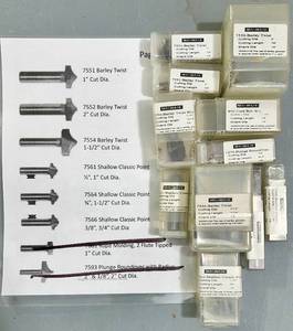 lot 111 image: CNC Router Bits Lot #3 - 11 assorted bits