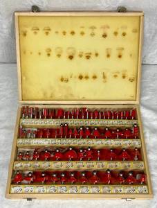 lot 69 image: Heavy Duty 66 pc Router Bit Set