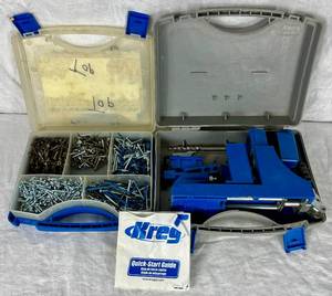 lot 68 image: Kreg Jig K3 Master System and Kreg Self Tapping Pocket Hole Screw Kit