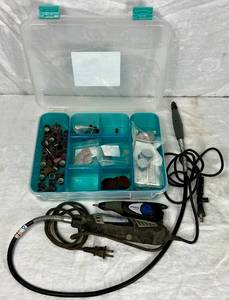 lot 35 image: Corded Dremel Tools plus attachments with case- Dremel 4000 with Flex Head and Dremel Engraver