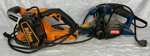 lot 33 image: Corded Handheld Planers (Ryobi and Triton)