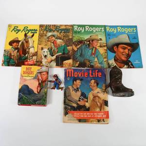 lot 77 image: Roy Rogers Lot - Bank, Comic Books