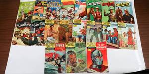 lot 76 image: Classic Illustrated, Lone Ranger & Gene Audrey Comic Book Lot