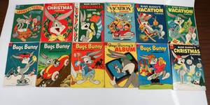 lot 73 image: Looney Tunes Bugs Bunny Comic Book Lot of 12