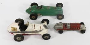 lot 56 image: Antique Derby Car Lot of 3 - Hubley