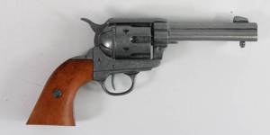 lot 84 image: Replica 1873 Wyatt Earp Peacemaker - Full Size Precision Colt Six-Shooter