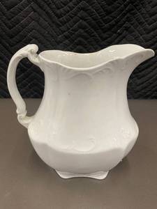 lot 69 image: Antique Royal Semi-Porcelain Pitcher by Johnson Bros England