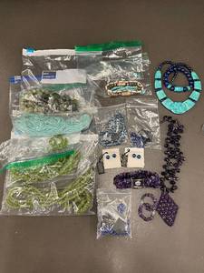 lot 79 image: Collection of Assorted Jewelry with Beaded Necklaces and Bracelets