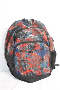 lot 17 image: High Sierra Multicolor Backpack with Padded Straps