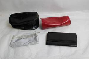 lot 105 image: Set of 4 Assorted Leather and Fabric Cases