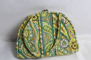 lot 115 image: Colorful Paisley and Floral Fabric Handbag