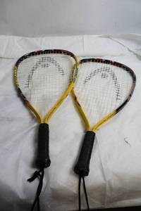 lot 124 image: Pair of Head Titanium Technology Tennis Rackets