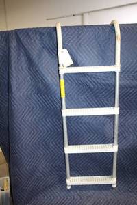 lot 145 image: Stainless Steel Pool Ladder with Non-Slip Steps