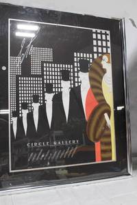 lot 187 image: Framed Circle Gallery Art Poster with Autograph
