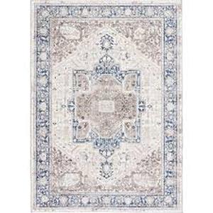lot 6 image: Home Decorators Collection Silky Medallion Multi Doormat 3 ft. x 5 ft. Area Rug Customer Returns See Pictures
