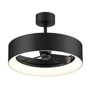 Artika Aiden 24 in. Indoor Black 8 Steps CCT 17.7 in. Integrated LED Ceiling Fan with Remote Included    Customer Returns See Pictures