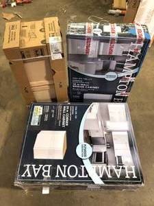 lot 18 image: Lot of Assorted Kitchen Cabinets Various Models and Conditions Customer Returns See Pictures
