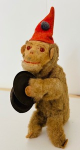lot 93 image: Vintage Windup Monkey Max Carl - Playing Cymbals Germany