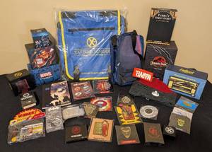 lot 134 image: Assorted Action Movie Pins, Toys and More