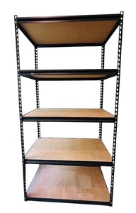 lot 142 image: Five Shelf Metal Storage Shelving Unit