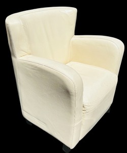 lot 194 image: Monarch Faux Leather Accent Chair
