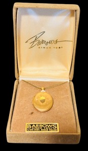 lot 168 image: Vintage Necklace Gold Filled Locket by Borrows