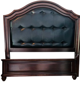 lot 221 image: Holland House Bed Frame with Headboard and Footboard