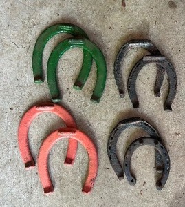 lot 261 image: Vintage Horseshoes