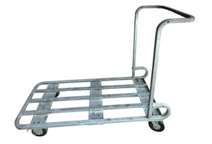 lot 265 image: Large Platform Trolley   Flatbed Cart