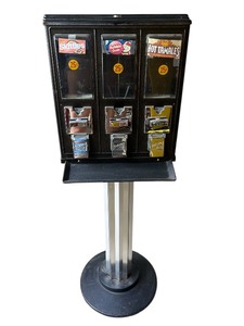 lot 50A image: Vintage Three Bay Candy Dispenser