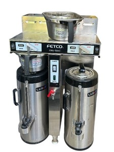 lot 36A image: Fetco CBS-52H-15 C52046 Stainless Steel Twin Automatic Coffee Brewer