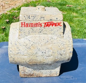 lot 121A image: Vintage Hamms Tapper Styrofoam Cooler and Empty Tapper Keg