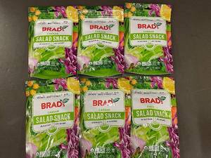 CT 4 - Set of 6 Brad's Caesar Salad Snacks, Exp 2024