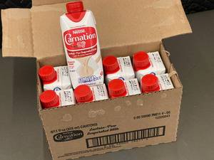 SC 3 - Case of 8 Nestle Carnation Lactose-Free Evaporated Milk 11 fl oz