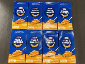lot 33 image: Set of 8 Kraft Mac & Cheese Original Flavor Boxes