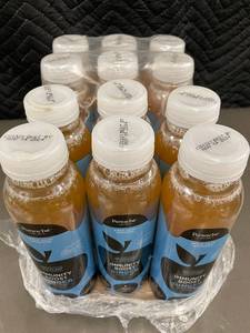 lot 106 image: TN 5 - Set of 12 Panache Immunity Boost Ginger Apple Juice Infusions, 12oz Bottles